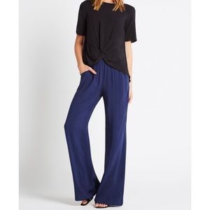 Bcbg Generation Palazzo Pant in BLACK